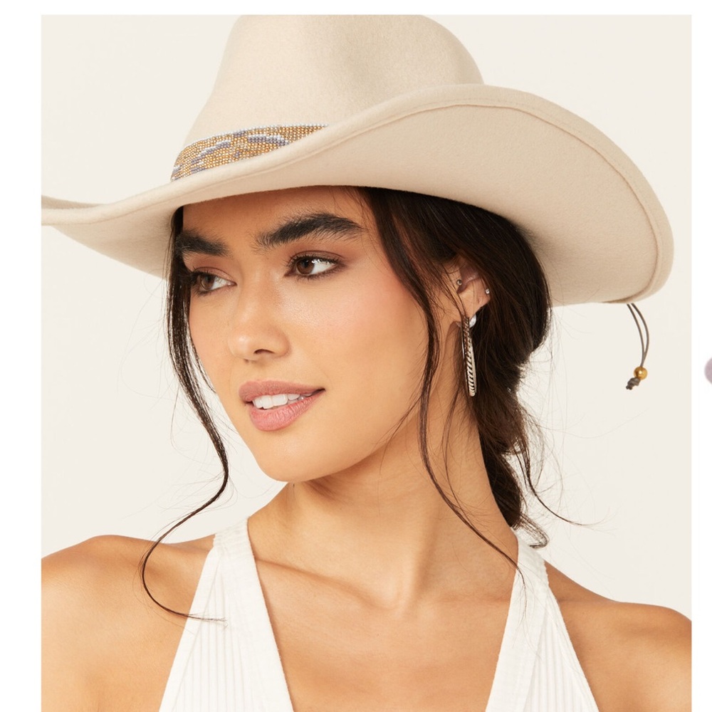 NWT Nikki Beach Whiskey Hat - Mink